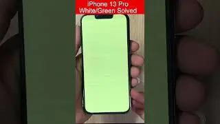 iPhone 13 Pro Green/White screen after software update solution fix #shorts  #thegsmsolution1