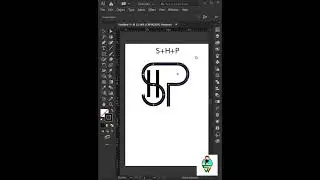 Create  SHP logo in illustrator easily #shorts #logodesign