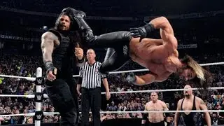 Roman Reign vs Seth Rollins & Randy Orton ^ 2 on 1 Handicap Match