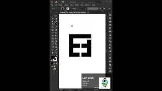 Create EF logo easily in adobe illustrator #shorts #logodesign