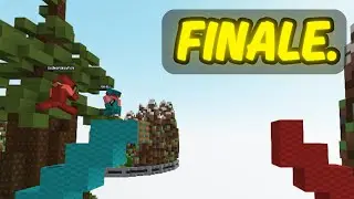 Bloxd.io bedwars MANHUNT vs 1 hunter FINALE!