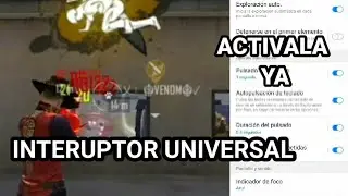 NUEVA OPCIÓN OCULTA PARA PEGAR TODO ROJO PARECE MACRO (INTERUPTOR UNIVERSAL) FREE FIRE