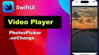 SwiftUI - Video Player - Video Feed - AVKit - PhotosUI - PhotosPicker - AVPlayer - iOS 17 - Xcode 15