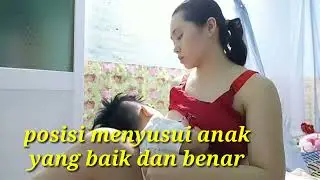 posisimama muda  menyusui anak