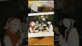 Aww the way Naruto and Sakura were fighting for food 😭👍 #naruto #sakura #sasuke #cosplay #notmine