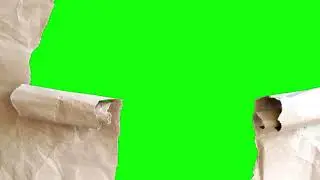 Футаж HD. Рвется бумага, хромакей