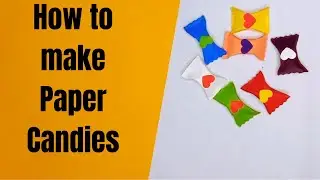 How to make paper candy |Mini paper candy | Paper craft for school | chocolate gifts | cute gift