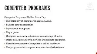 What Is A Computer Program | #computer #program