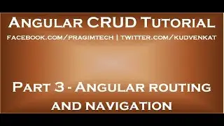 Angular routing and navigation