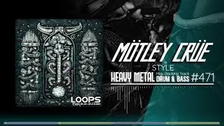 Heavy Metal Backing Track / Drum And Bass / Mötley Crüe Style / 90 bpm Jam in A Minor