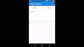 Google Translator - Flutter