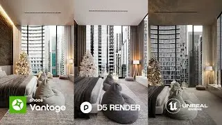 Interior Arch-Viz | D5 Render vs Chaos Vantage vs Unreal Engine 5