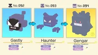 Gastly Evolved Into Haunter / Genga | Pokémon Quest | Pokémon Evolution Tips and Guides