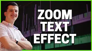 How To ZOOM Text Effect in Premiere Pro