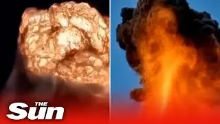 Massive explosion blows up missile-storing facility in Ukraine