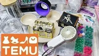 Temu Craft Organization Haul | Up to 90% off Sitewide | $100 Coupon Bundle Code pick3233