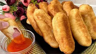 САМЫЕ ВКУСНЫЕ ЖАРЕНЫЕ СОСИСКИ В ТЕСТЕ 
