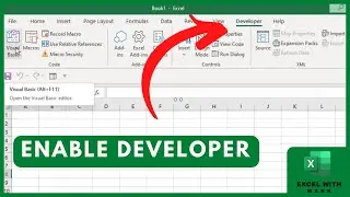 How to Turn On Developer Tab in Excel