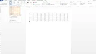 Как создать таблицу в Microsoft Word