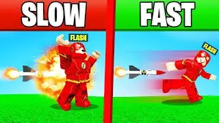 I Upgraded THE FLASH To Level 1000… (Roblox)