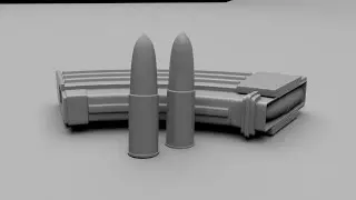 Gun Bullet modeling Maya tutorial