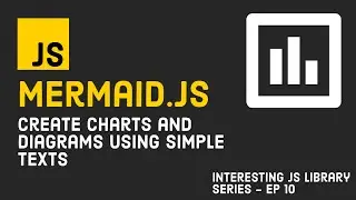 Create Diagrams and Charts in Web Pages using Mermaid | Interesting JS Library Series | Episode 10