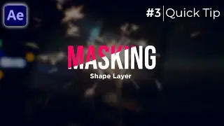 Quick Tip #3 | How to mask a Shape Layer in After Effects | Visual Motions