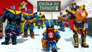 ENTREI PRA ESCOLA DO THANOS NO GTA 5!! (Incrível)