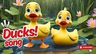 Ducks! Ducks! Ducks! - Little Ducks(Learn Colors Song) - Quacky Kids Songs