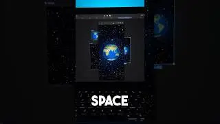 3D animation of the Earth in space using #figma 🌏