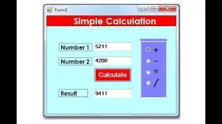how to create simple calculator in c# .net step by step. c# tutorial for beginners