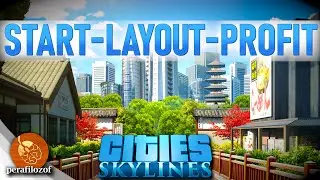 💲 How to Start a New city and make Money, be Profitable | Tutorial for Cities: Skylines | Guide #1