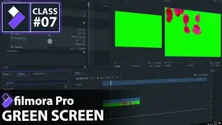 FILMORA PRO | GREEN SCREEN | ULTRA KEY, FEATHER & SMOOTHNESS TUTORIAL [HINDI]