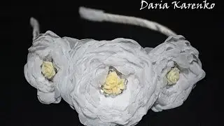 DIY ОБОДОК С ЦВЕТАМИ СВОИМИ РУКАМИ