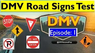 DMV Road Sign Written Test 2024 Master the Essentials  Episode 1 For All 50 States