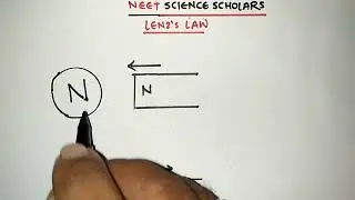 Lenz's Law easiest way to learn | Change in flux opposes induced current | NEET | Vikas Bopinwar