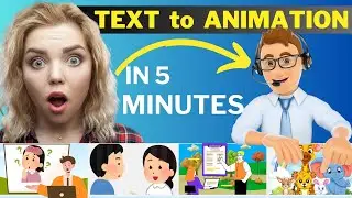 How to Make an Animated Video Using AI | Text to Animation AI