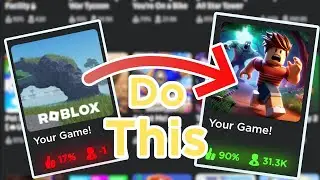 How To Make A Good Icon For Your Roblox Game With 0 Skill!