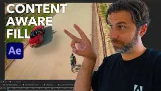 Content Aware Fill: Make Unwanted Objects Disappear INSTANTLY - After Effects Video Editing Tutorial