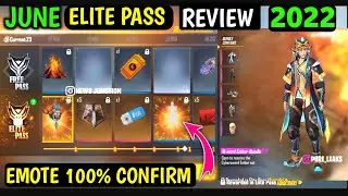 JUNE ELITE PASS FREE FIRE 2022 || SEASON 49 ELITE PASS || FREE FIRE NEXT ELITE PASS JUNE 2022