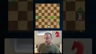 Tricky Two Rooks vs Queen Endgame      #shorts