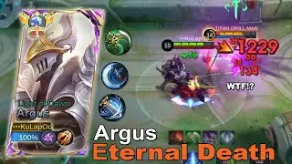 Argus Eternal Death "Advance Server" Best Build 2024 ~ Mobile Legends!