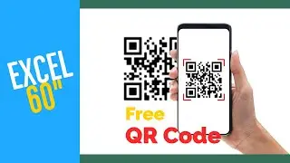 Excel: Create Free QR Code Without Add in App |  Transfer Website URL into QR Code