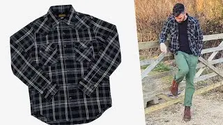 Iron Heart | UHF Flannel Review | Herringbone Western Check