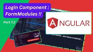 Login Component : ngSubmit, ngModel props in Angular | Part-7.2