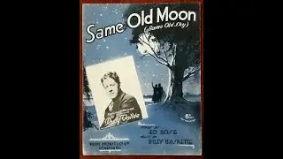 Rudy Vallee - Same Old Moon (Same Old Sky) 1932 "The Crooner From Vermont"