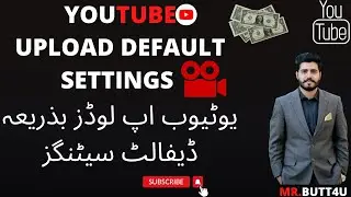 YouTube Upload Default Settings 2022! By Default Description & Tags