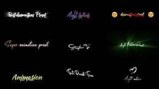 Top 10+ 🔥Alight Motion Text Animation Presets || AlightMotion Preset Download Free 10+ text xml file