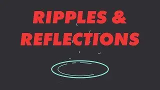 Simple ripples and reflections in After Effects