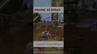 iPhone XR BGMI spray #pubgmobile #pubgshorts #pubgshorts #shortviral #iphonexr #shorts